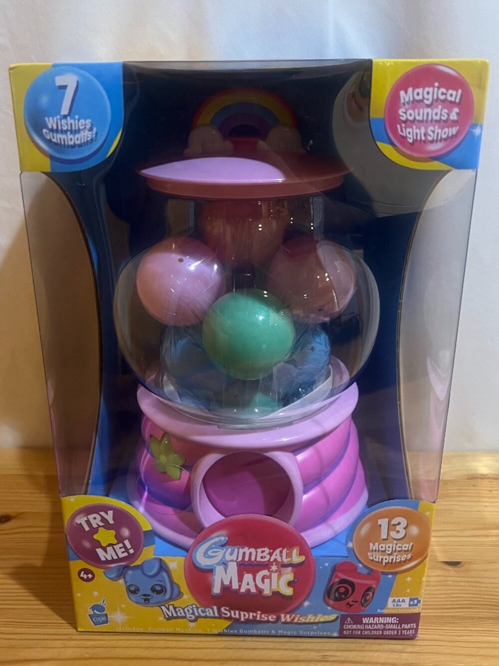 Gumball Magic - Magical Interactive Light Up Machine with 7 Gumball Surprises In